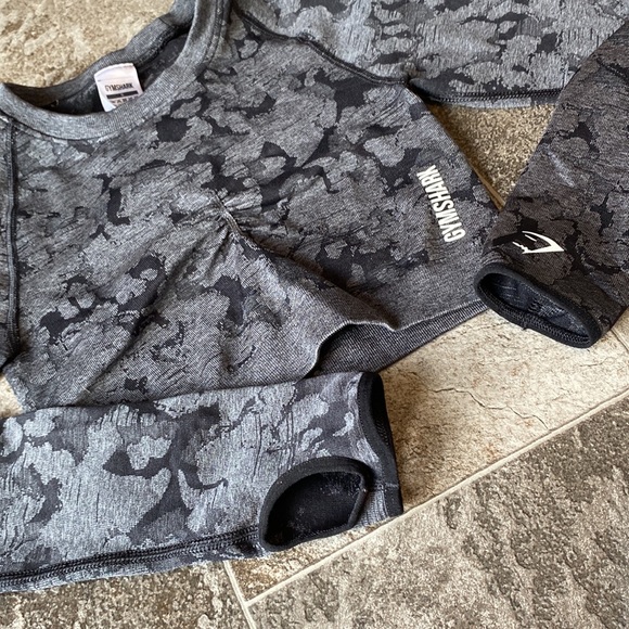 Gymshark camo seamless adapt long sleeve - Picture 4 of 5